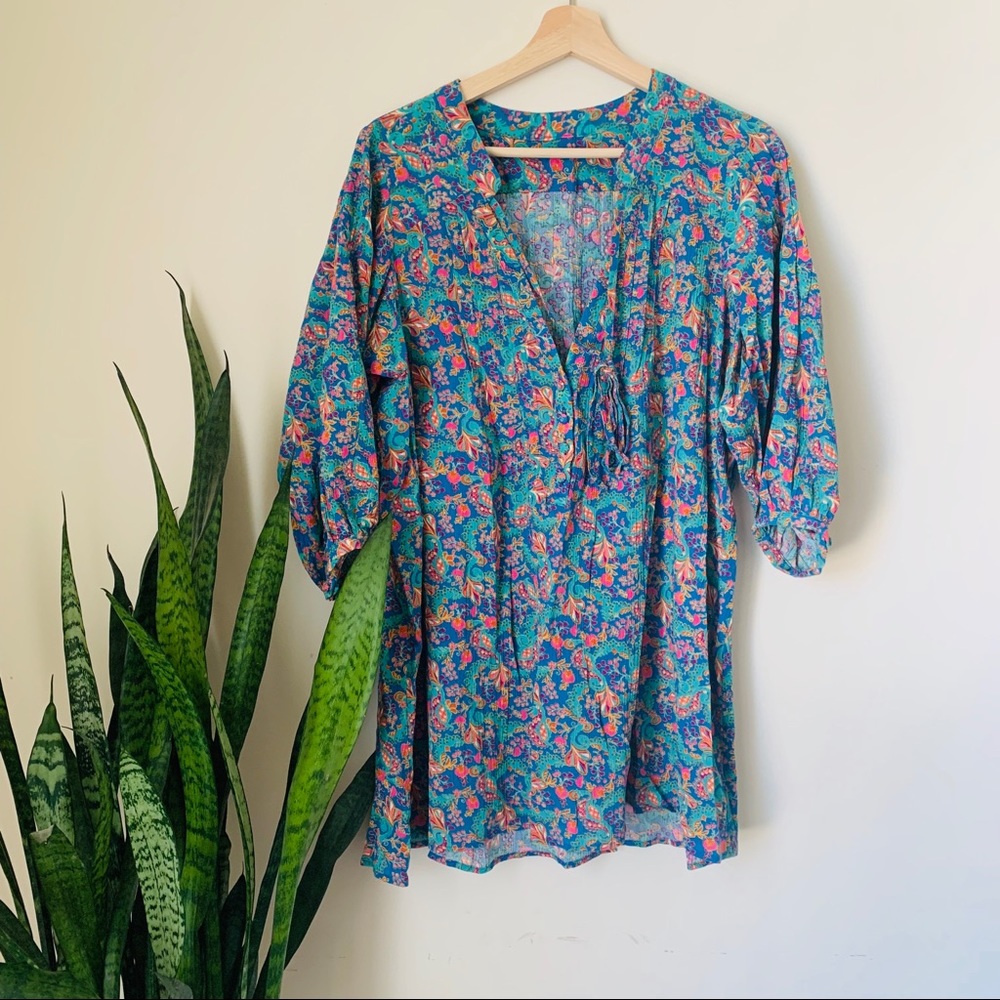 Patterson J Kincaid Boho Tunic Dress Coverup